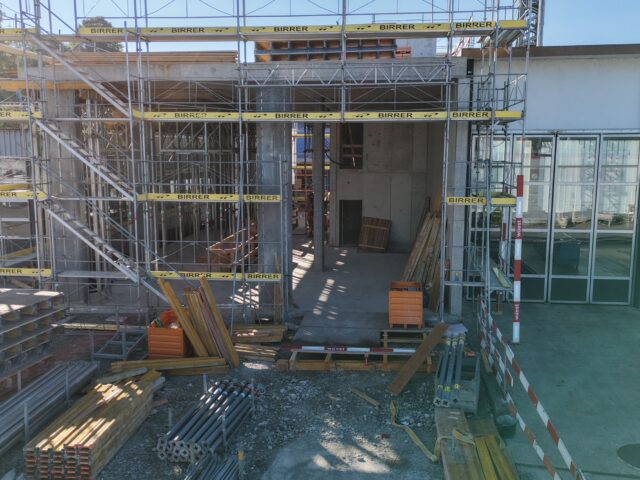 Stand der Bauarbeiten Bild 1