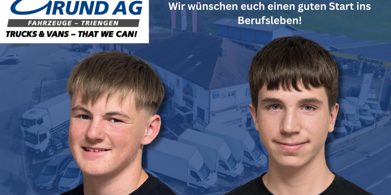Drei bestandene Lehrabschlüsse und zwei neue Lernende